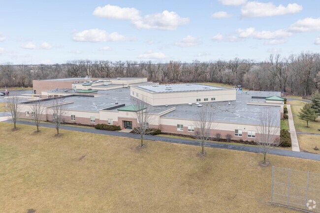 Enjoy the sprawling campus at Cambridge Elementary School,