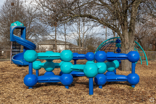 This is a play area for the students of The Binet School.