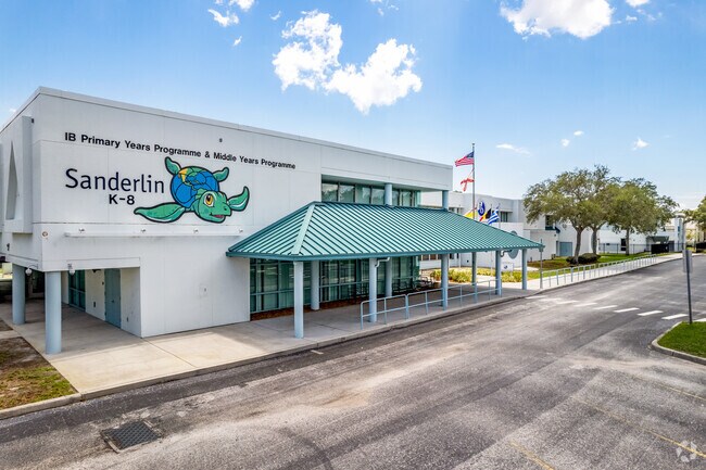 Students can start out at James B. Sanderlin PK-8.