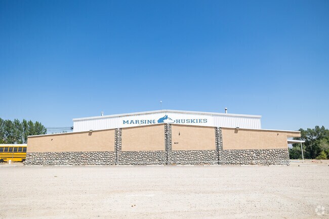 The Marsing Eagles gymnasium at Marsing Middle School.