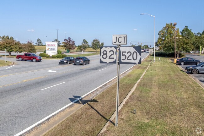 US Route 82 is a limited access highway creating a bypass around downtown Albany.