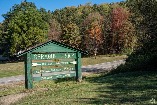 Sprague Brook Park is the only Erie County park that offers overnight camping facilities.