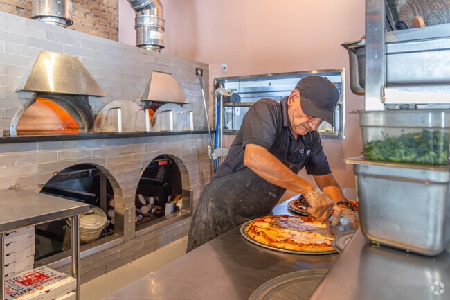 The wood-fired pies at Papa Paul's are crafted with care in Litchfield.