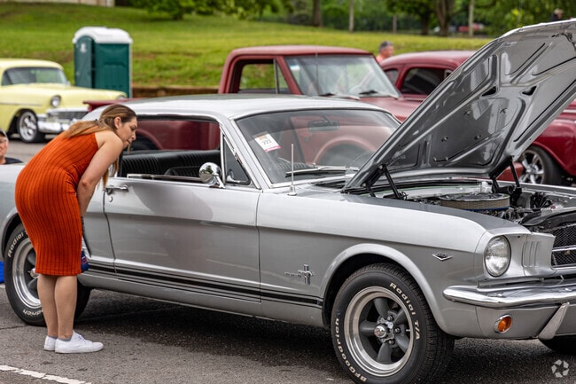 Chilhowee Park hosts the annual NSRA Street Rod event for hot‑rod fans.