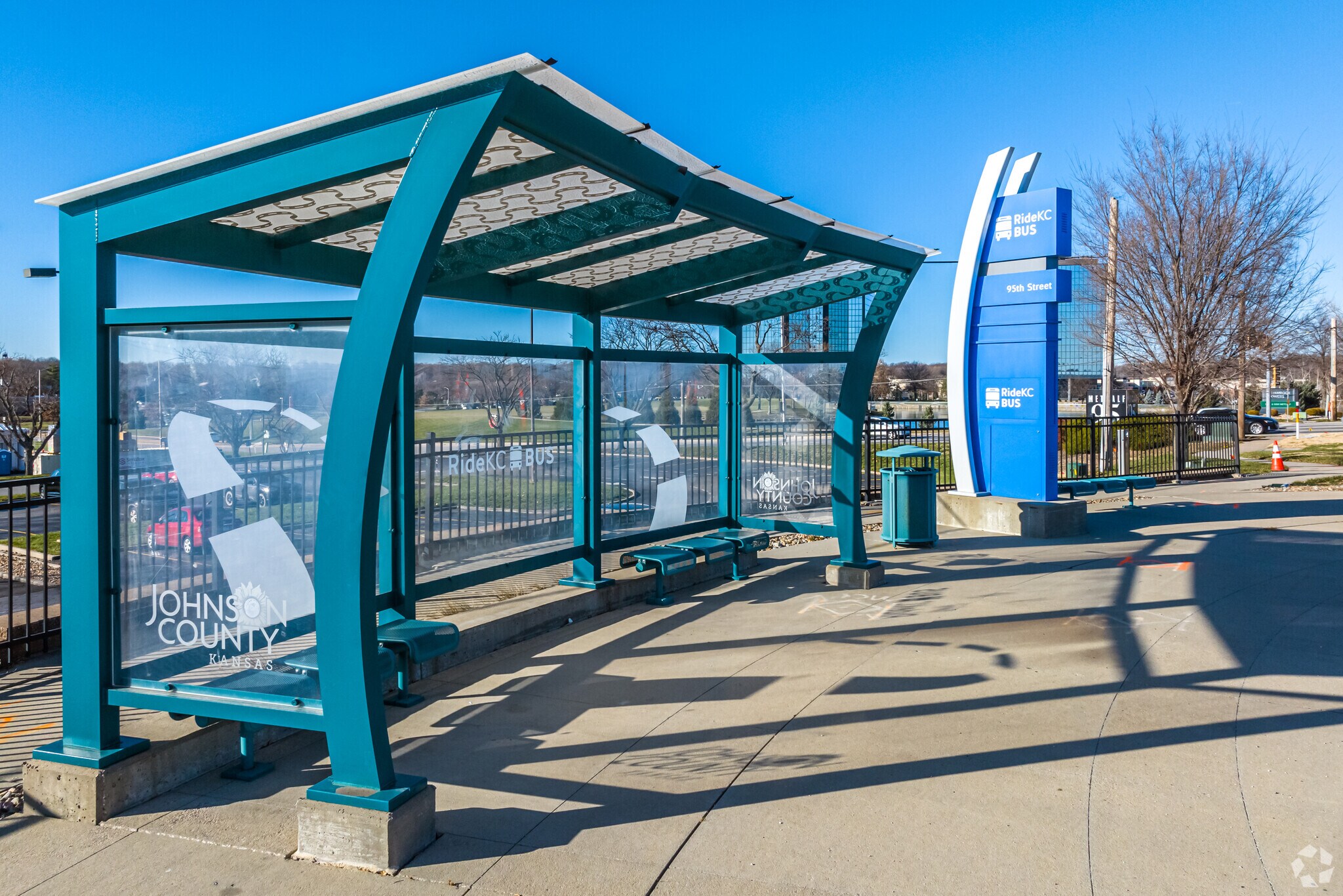 Jump on the Ride KC Bus to get around town.