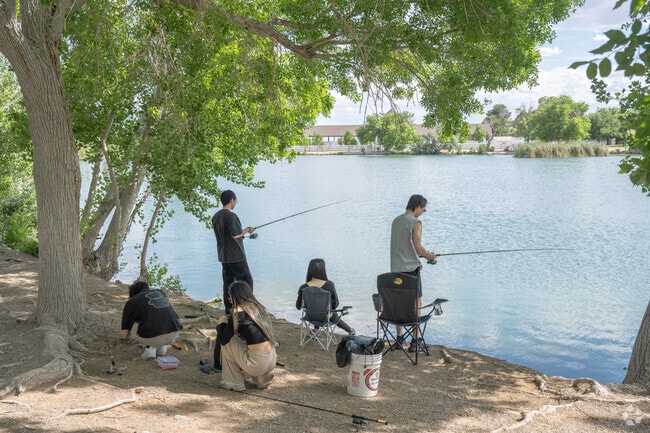 Residents of Painted Desert can fish at the nearby Floyd Lamb Park.