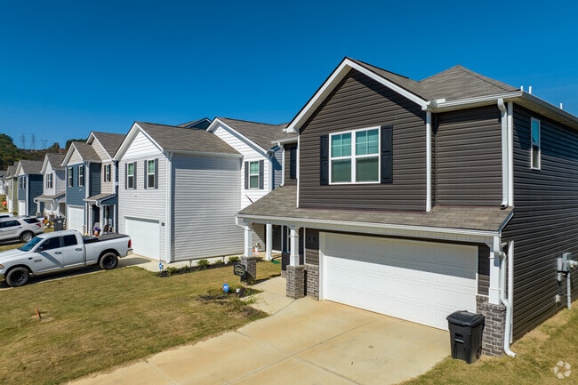 New builds rise in Rossville’s quiet subdivisions.