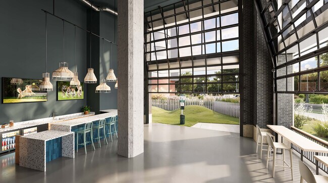 Dog Spa Roll Up Door Shop