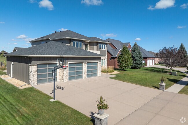 Newer homes in Osgood often feature open floor plans with spacious custom kitchens.