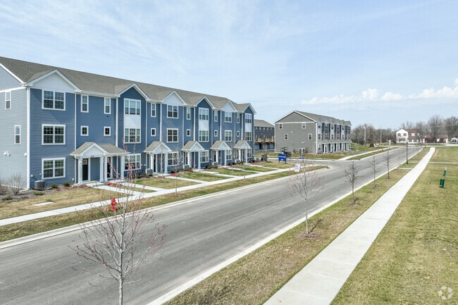 Townhomes can be found on Briar Glen Court in Hampshire.