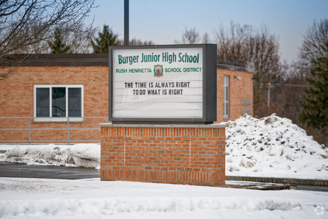 Henry V. Burger Junior High School has an overall A- grade on Niche.