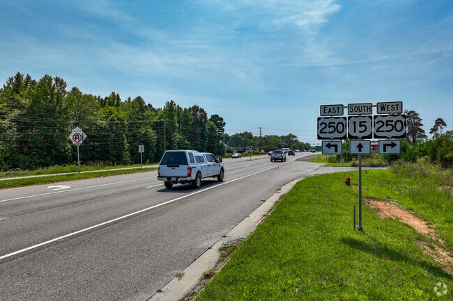 U.S. Route 250 provides an alternative to I-64.