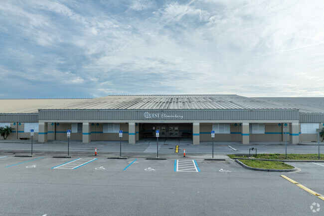 Welcome to the main entrance of Quest Elementary School.