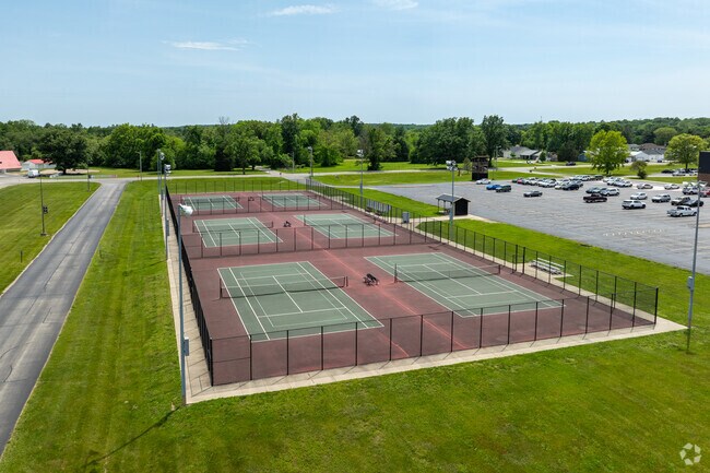 South Vermillion Public High School tennis courts.