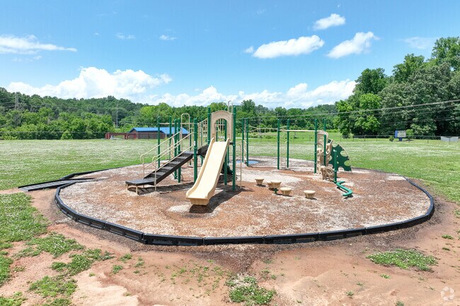 Along with this playground, there are other structures at Coddle Creek Elementary School.