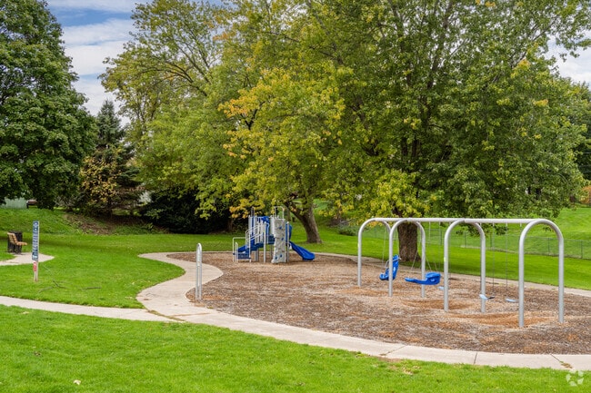 Kids can enjoy the playground at Marquette Park in Northwest, Davenport, Iowa.