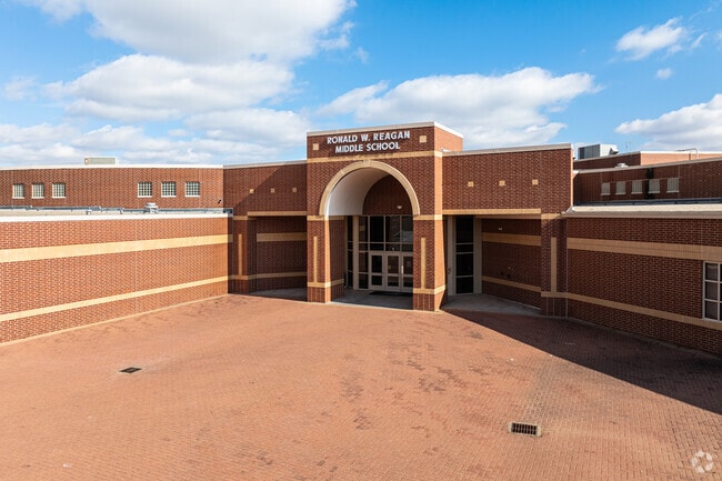 Ronald W. Reagan Middle School is centrally located within Grand Prairie, TX.