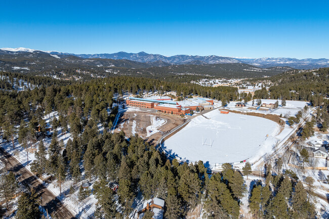 West Jefferson Middle School sits in a quiet area of Aspen Park in Conifer.