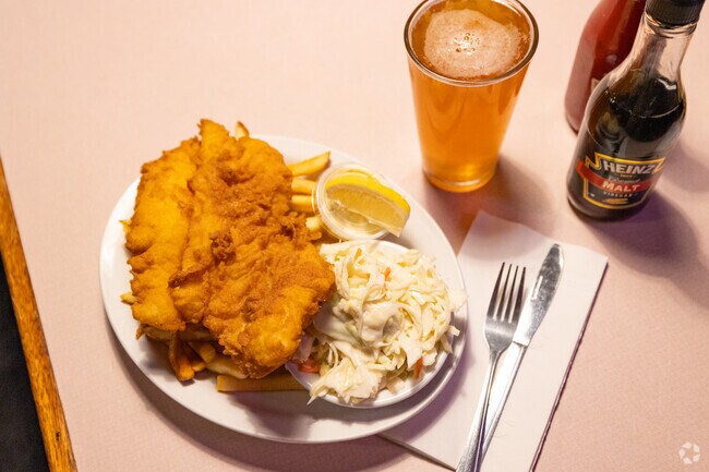 They dont skimp on the fish and chips at Parente's Restaurant.