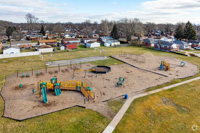 Main playground behind Blair Moody Elementary School.