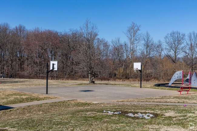 North Sumner Elementary School has basketball courts for students to enjoy.