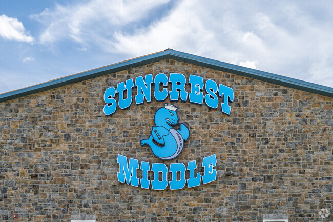 There are 486 students in grades 6-8 attending Suncrest Middle School.