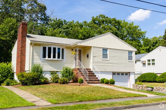 A raised ranch style home is one style commonly found in the Pleasant Hills neighborhood of Saugus, MA.