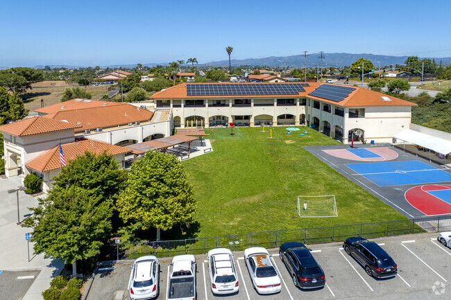 The school building of the St. Peter The Apostle Catholic School in Fallbrook.