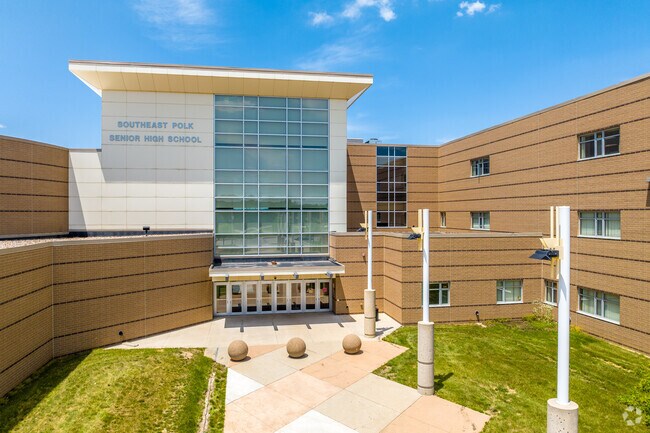 Southeast Polk High School was built in 2010.