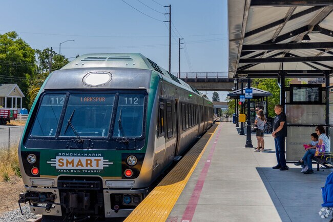 The Smart Train in Midwest Novato offers speedy public transportation throughout Marin County.