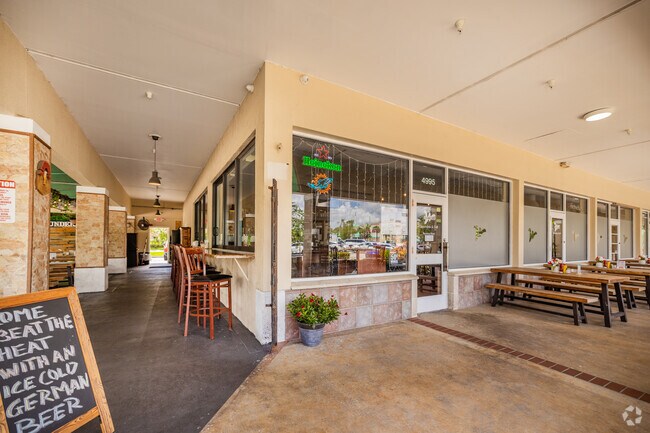 Wunderbar Sports Bar & Grill serves German pub fare at Regency Square near Sunshine Ranches.