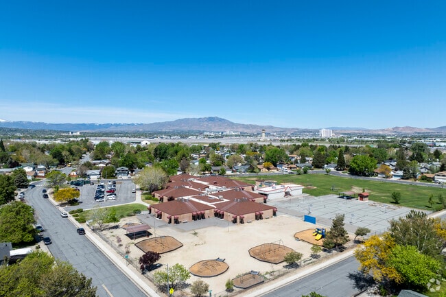 A view of Edwin S. Dodson Elementary School facing North West.