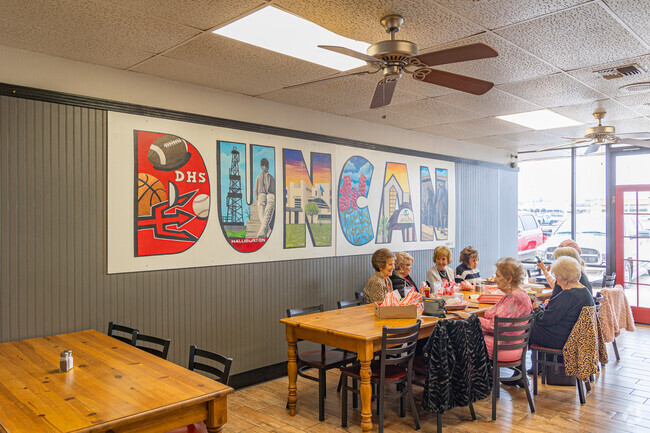 Meet up with friends at Jonny's, a local hotspot for residents of Duncan.