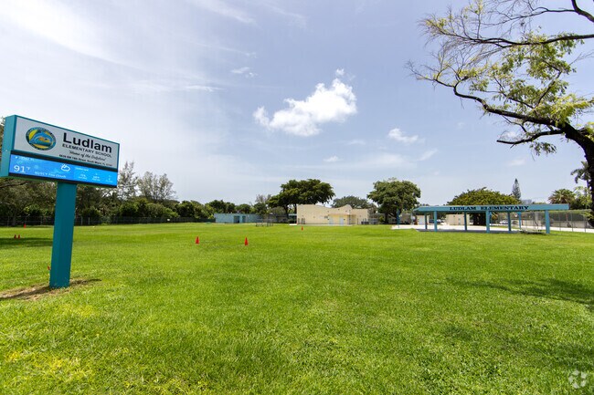 Front lawn at Ludlam Elementary School in South Miami.