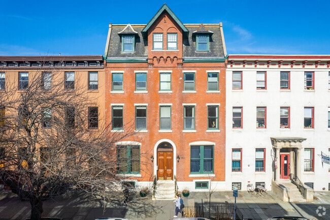 Some residents of Spring Garden have opted to live in townhomes as their choice of home style.