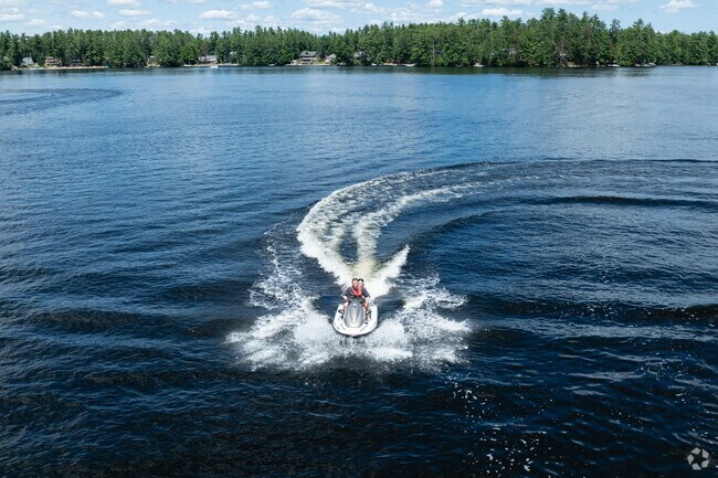 The lake in Milton provides a fantastic venue for water sports enthusiasts