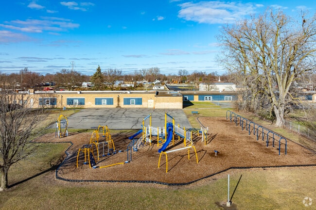 Main playground at Clarence Randall Elementary School.
