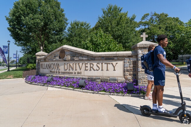 The Villanova neighborhood is named for the Augustinian Catholic university.