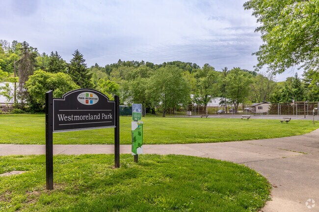 A central part of the neighborhood, Westmoreland Park offers tennis courts, a playground, and shaded space for picnics.