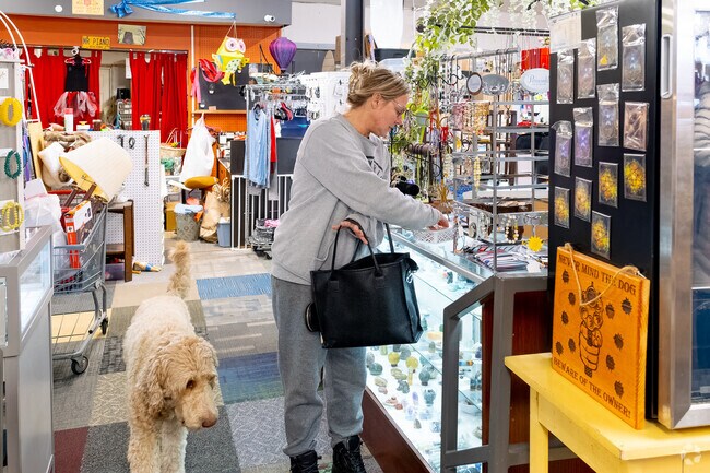 Deb's Crafts and Things in Newark has men's clothing from dress to casual wear.
