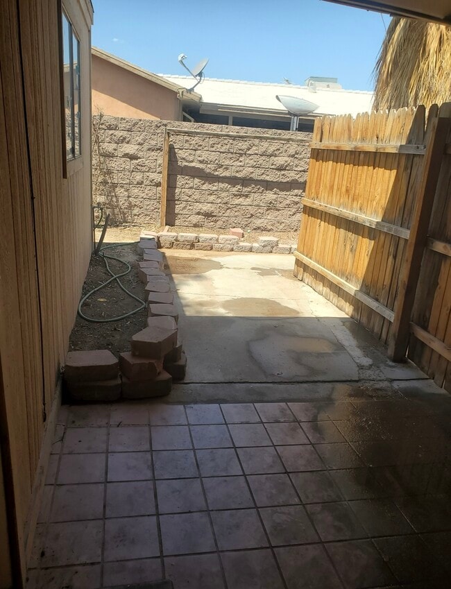 Secluded outdoor area