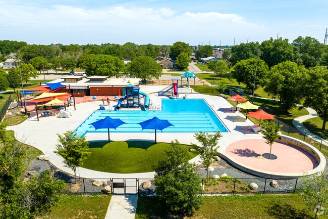 Kids splash and play at Aley Park Pool, a seasonal favorite in Stanley/Aley.
