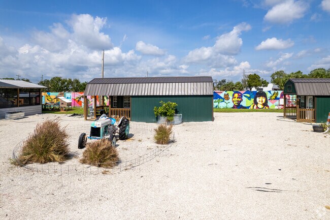 The farm on Apostolic Revival Center Christian School in Fort Myers  property teaches kids.