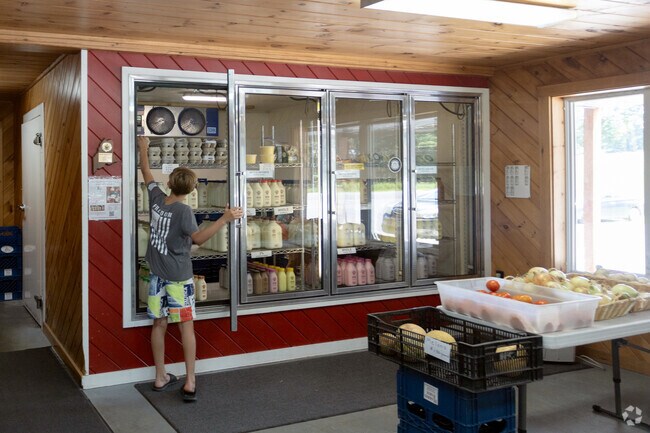 Get fresh milk and produce at Harris Farm in Dayton.