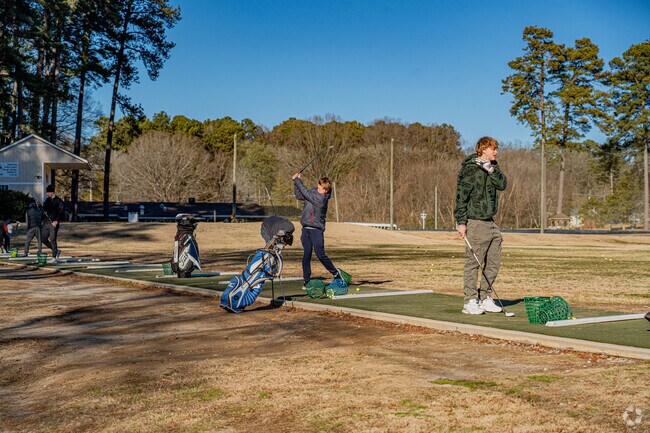 Golfing at Hillandale Golf Course is a popular pastime for American Village residents.