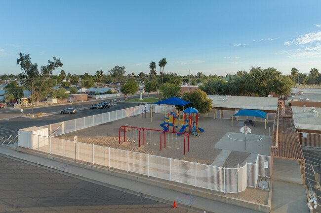 A large playground is included at Jefferson Elementary in Mesa.