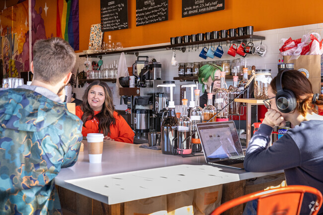 Order a real espresso drink that comes with a smile at The Twisted Tulip in Livingston, NJ.