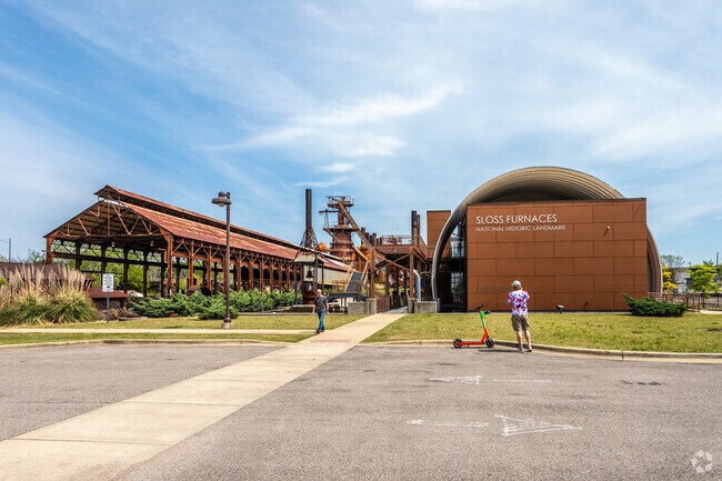 The Entrance into Historic Sloss Furnace near East Birmingham.