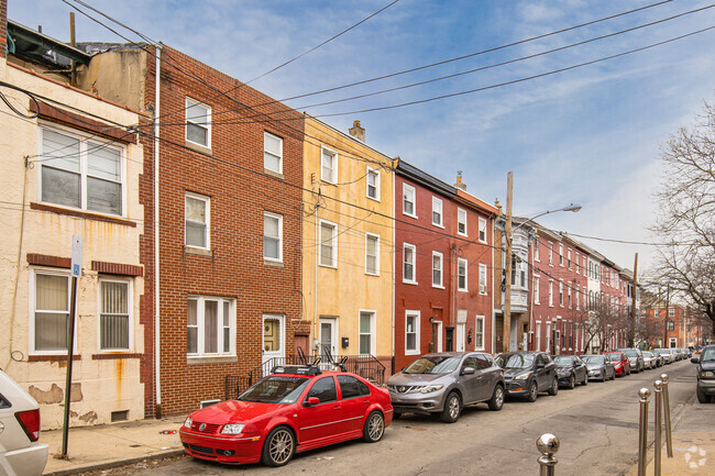 Residential streets are lined with historical homes and town homes in the Ludlow neighborhood.