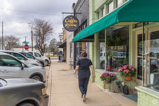 Downtown Atmore has that quiet, small-town feel that appeals to people.